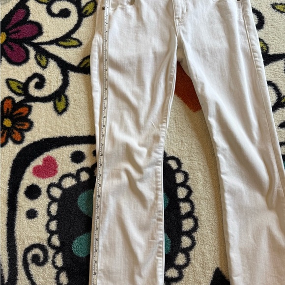 Cabi Kick It Crop Jeans Off White Size 6 - Picture 10 of 10